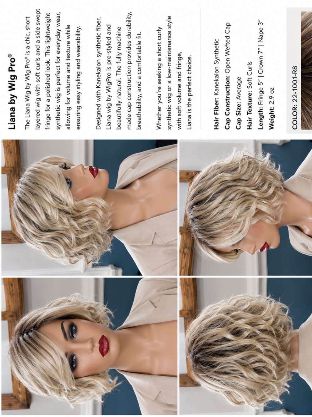 Liana by Wig Pro 22-1001-R8